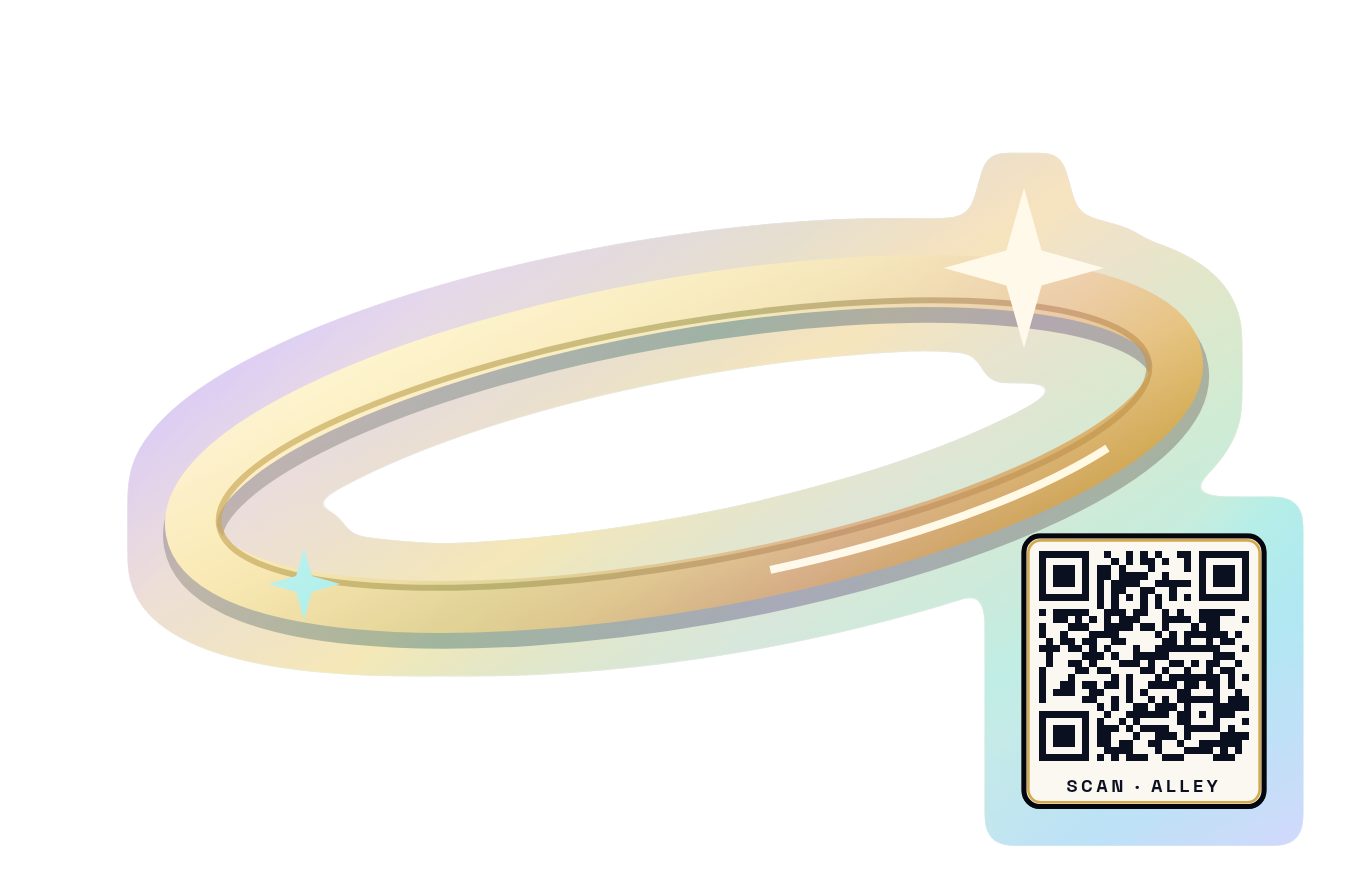 The Ring sticker (holographic)